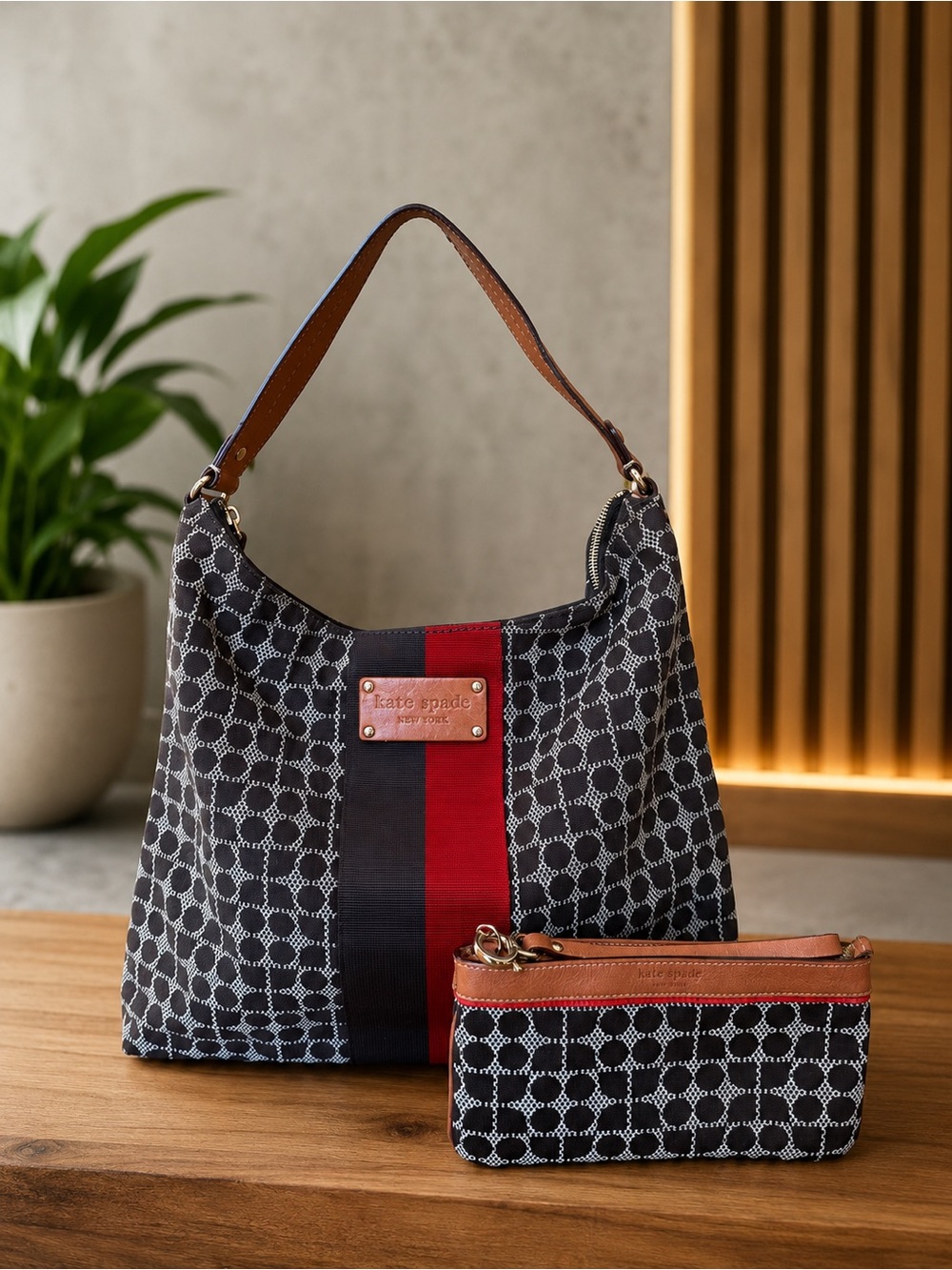 ♠️ Kate Spade New York Stevie Satchel & matching Wristlet